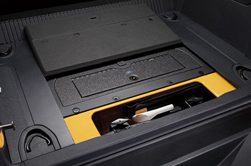 Discover Ford Bronco Accessories in PR, In-Vehicle Safe By Console Vault - Rear, Under Floor